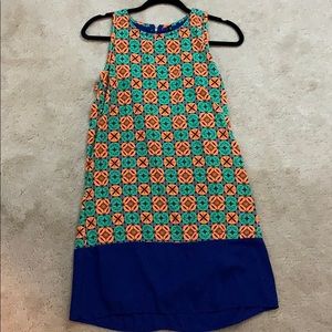 Printed Shift Dress